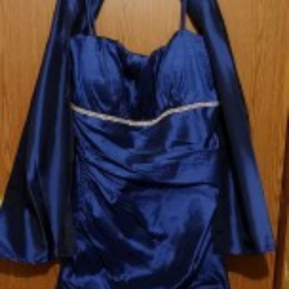 Eureka XL Long Dark Blue with Scarf